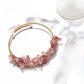 Detailed shot of individual crystal charms on Lovra bracelet
