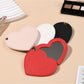 Mirroray - Elegant PU Leather Heart Folding Mirror