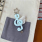 Keypus - Angel Wing Music Note Acrylic Bag Charm Keychain