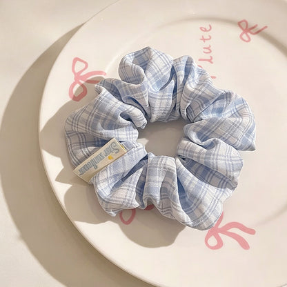 Gifty - Plaid Polyester High Elastic Scrunchie