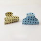 Beau - Simple Dot Pattern PVC Claw Clip