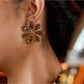 Earedge - Leopard Print Floral Earrings