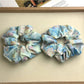 Gifty - Polyester Floral Print Scarf Scrunchie