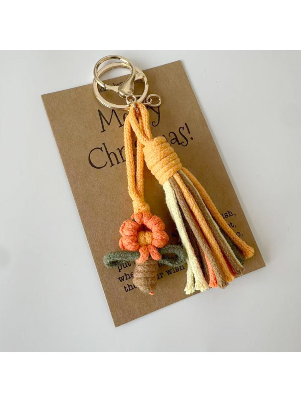 Keypus - Mini Flower Tassel Keychain