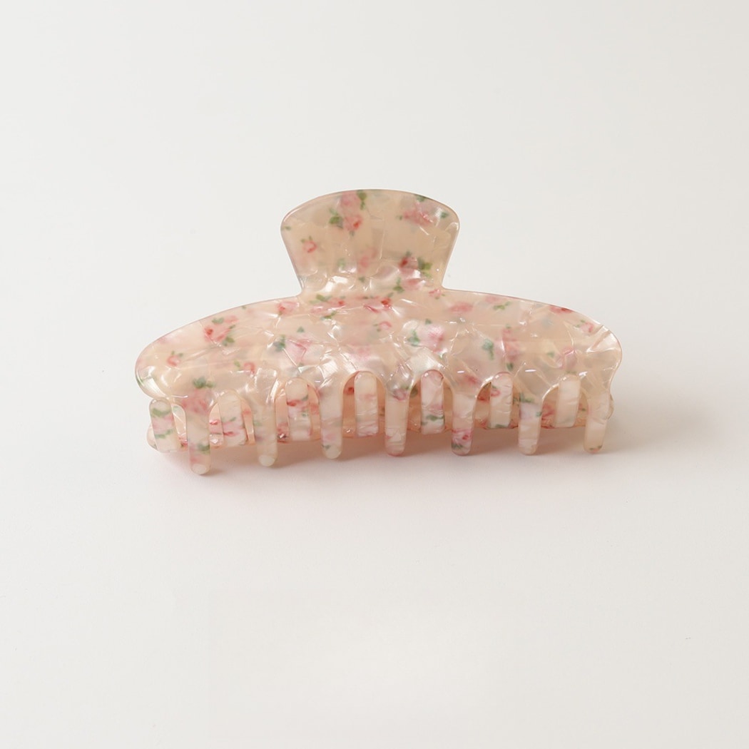 Beau - Sweet Floral Print PVC Claw Clip