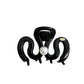 Beau - M-Shaped Acetate Letter Detail Claw Clip