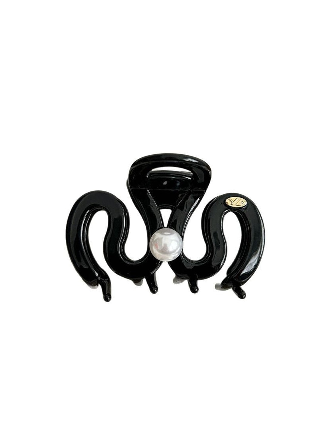 Beau - M-Shaped Acetate Letter Detail Claw Clip