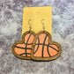 Earedge - Wooden Heart Sport Earrings