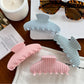 Beau - Sweet Style Striped Back Hair Claw Clip