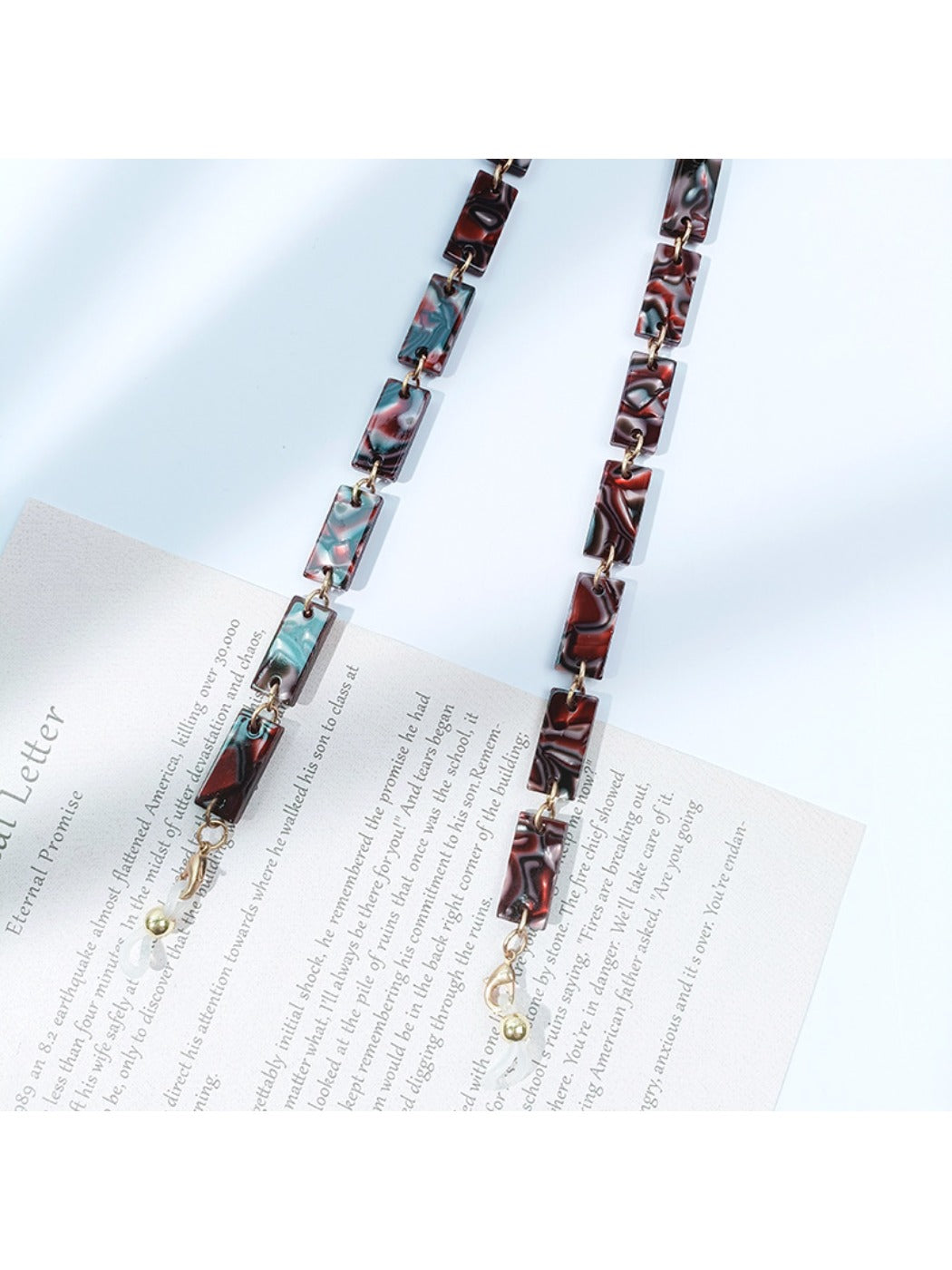 Velra - Vintage Two Tone Eyeglass Strap