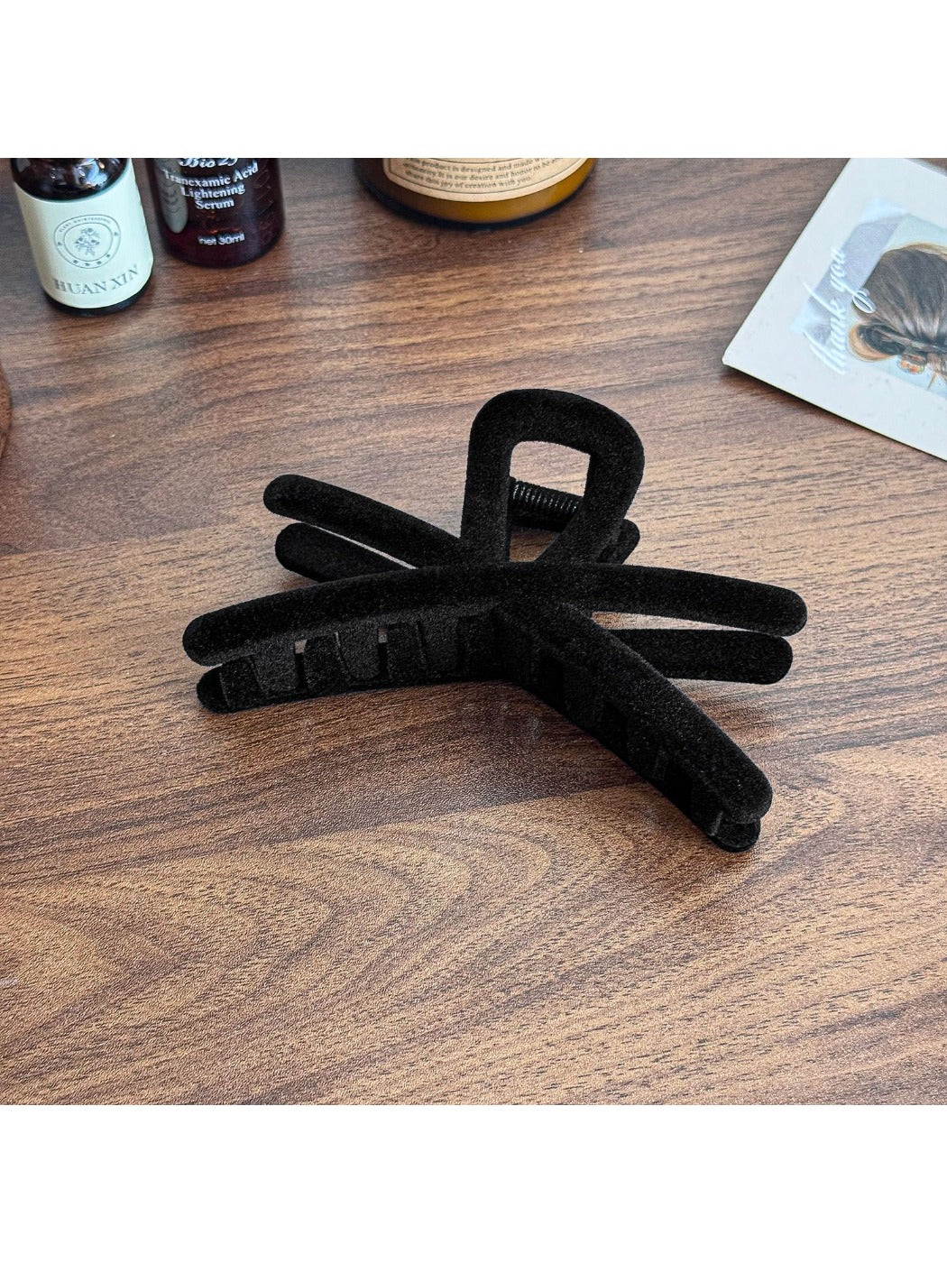 Beau - Elegant Velvet Hair Claw Clip Large