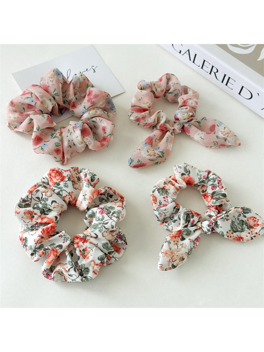 Gifty - Chiffon Floral Hair Scrunchie