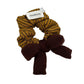 Gifty - Simple Bow Striped Scrunchie