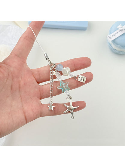 Keypus - Geometric Starfish Phone Charm Keychain
