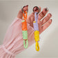 Keypus - Two Tone Rope Knot Bag Hanging Keychain