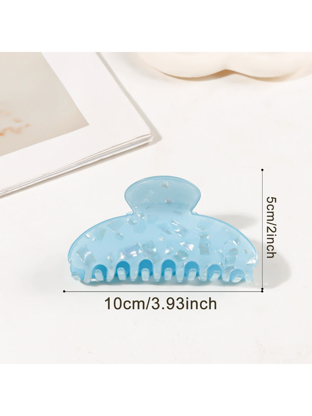 Beau - Pastel Half Circle Hair Claw Clip