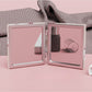 Mirroray - Minimalist Heart Pattern Square Compact Mirror