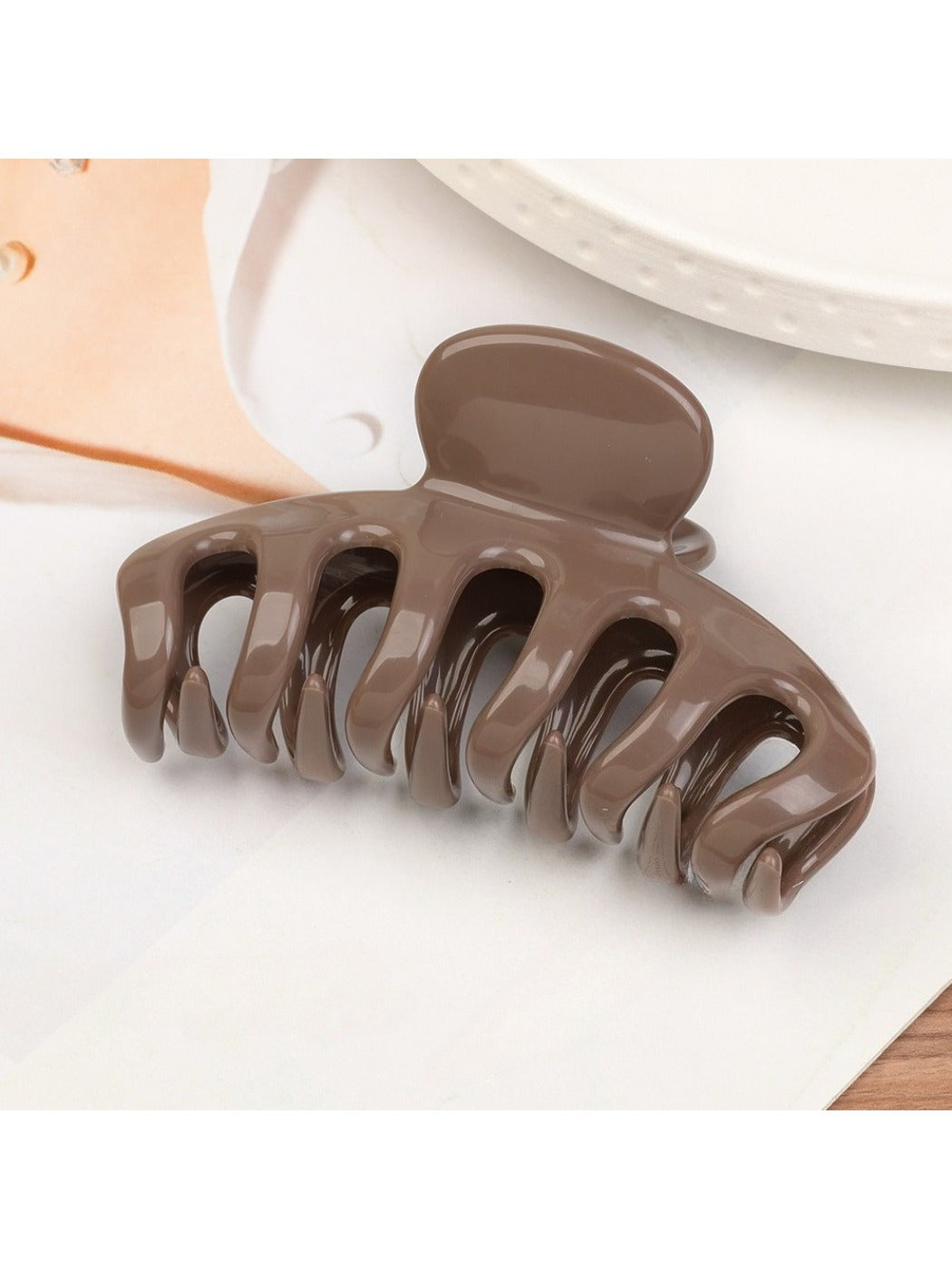 Beau - Elegant Pumpkin Shaped Hair Claw Clip