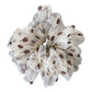 Beau - White Polka Dot Mesh Banana Clip