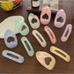 Beau - Marbled Heart Cutout Acrylic Hair Clip