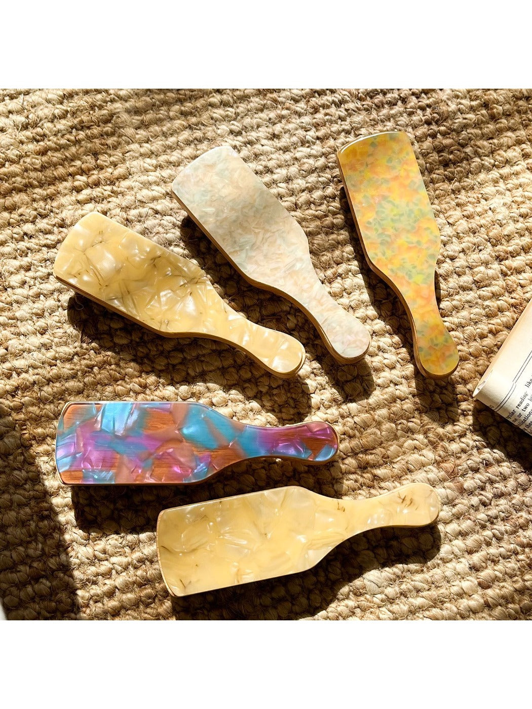 Camerow - Acetate Material Portable Hair Styling Brush