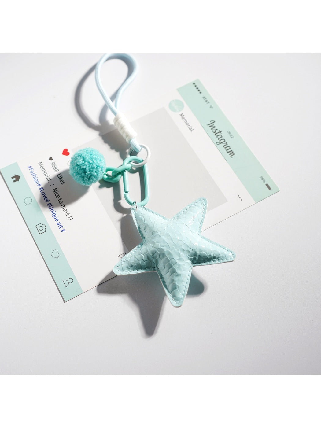Keypus - Playful Starfish Charm Keychain