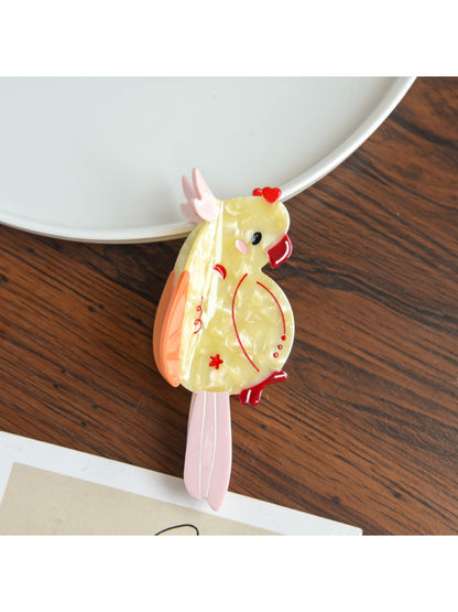 Beau - Animal Bird Acetate Hair Clip