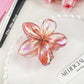Beau - Iridescent Flower Design Claw Clip