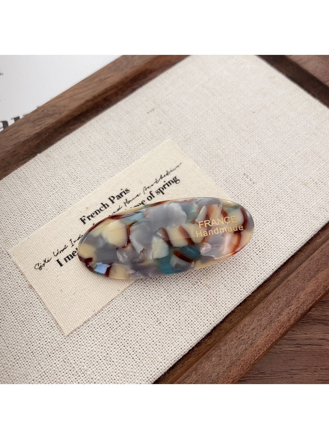 Beau - Vintage Style Oval Hair Clip