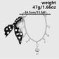 Keypus - Polka Dot Scarf Cherry Chain Bag Charm Keychain