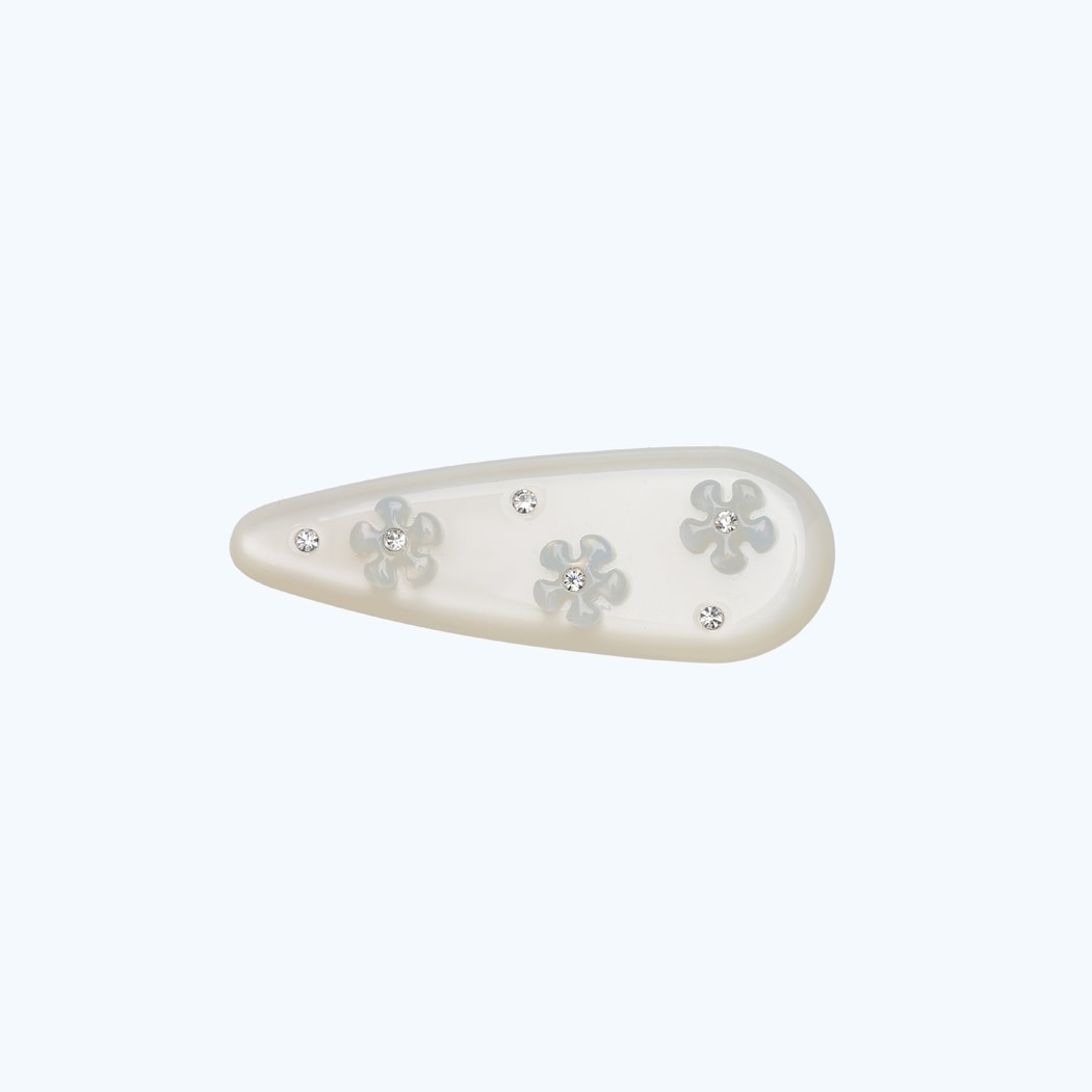 Beau - Sweet Floral Teardrop Hair Clip