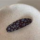Beau - Irregular Oval Pattern Hair Clip