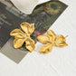 Earedge - Bougainvillea Floral Motif Earrings