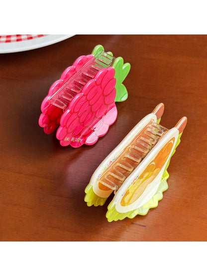 Beau - Cute Fruit Hair Clip Versatile Creative Ponytail Clip