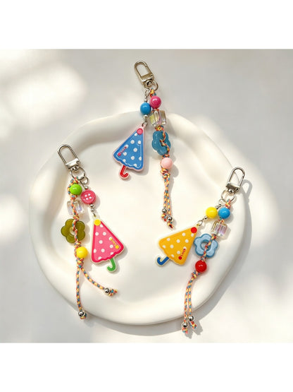 Keypus - Umbrella Pendant Acrylic Cartoon Bag Charm Keychain
