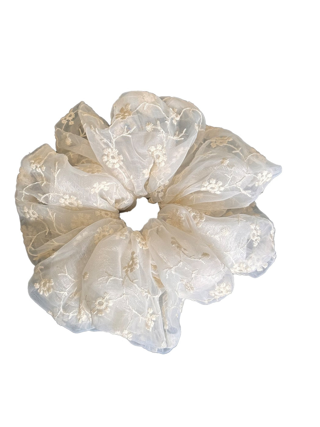 Gifty - Simple Style Embroidered Polyester Scrunchie