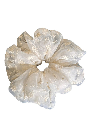 Gifty - Simple Style Embroidered Polyester Scrunchie