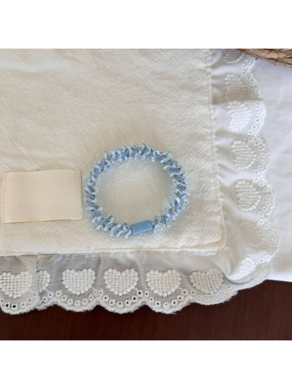 Gifty - Lace Inspired Polyester Round Design Hair Tie