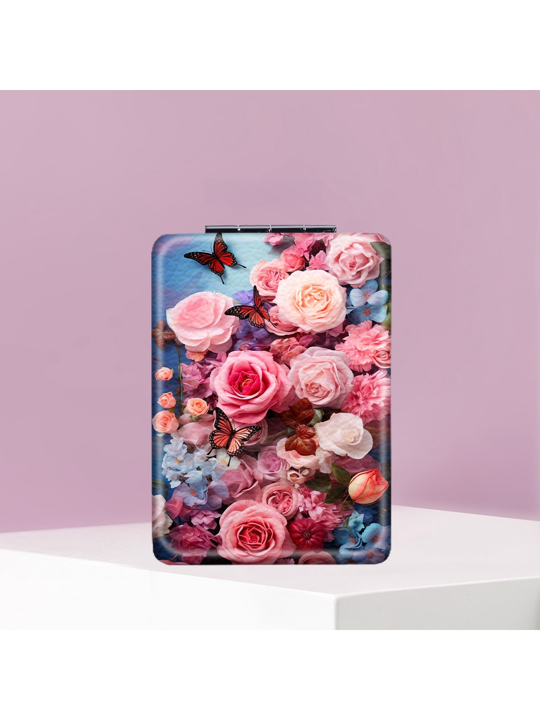 Mirroray - Floral Print Folding Makeup Mirror
