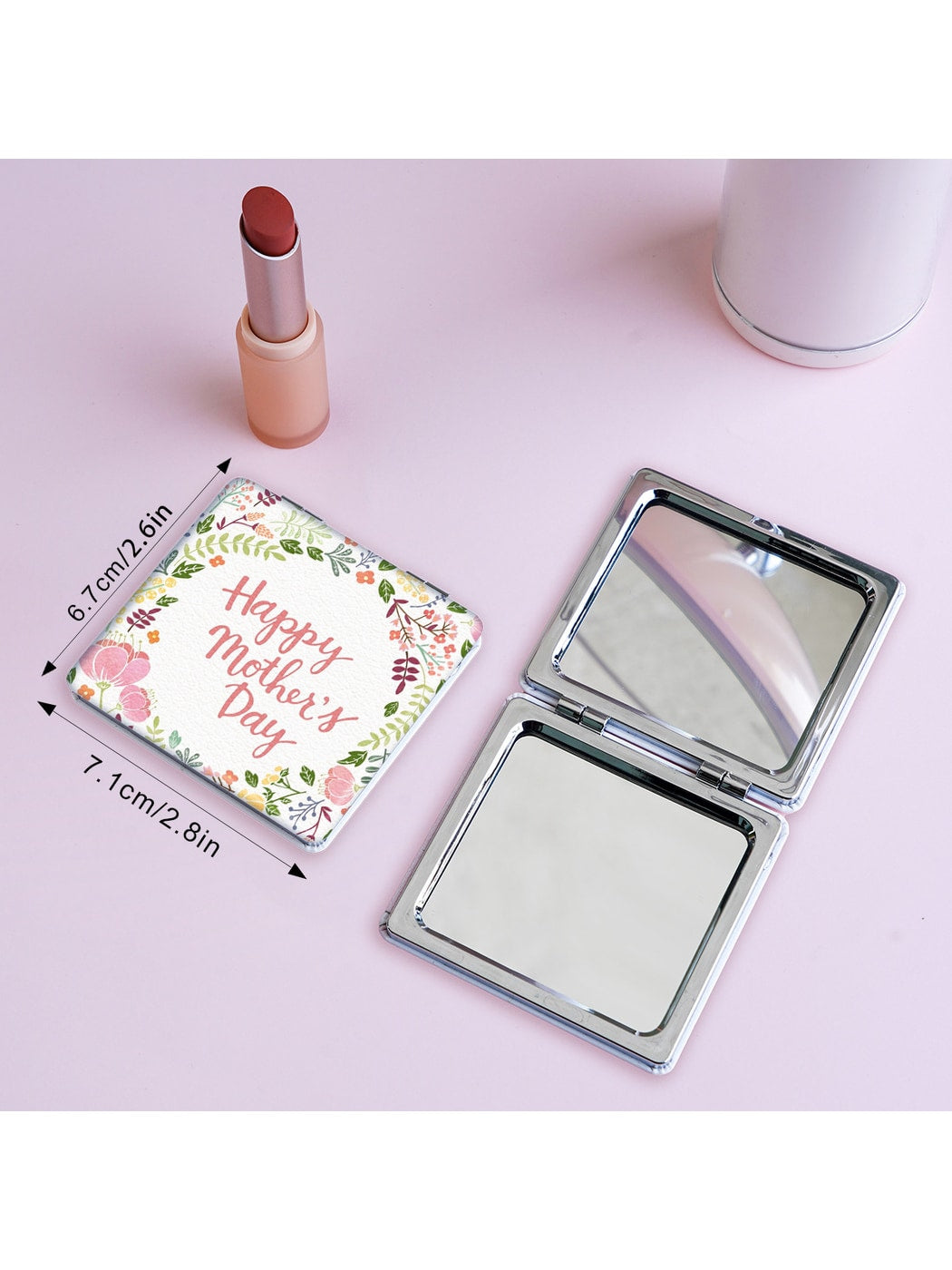 Mirroray - Mother's Day Floral Folding Makeup Mirror