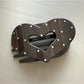 Beau - Oval Openwork Hair Claw Clip
