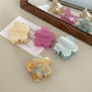 Beau - Macaron Colored Flower Shaped Claw Clip