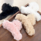 Beau - Cute Plush Triangle Detail Claw Clip