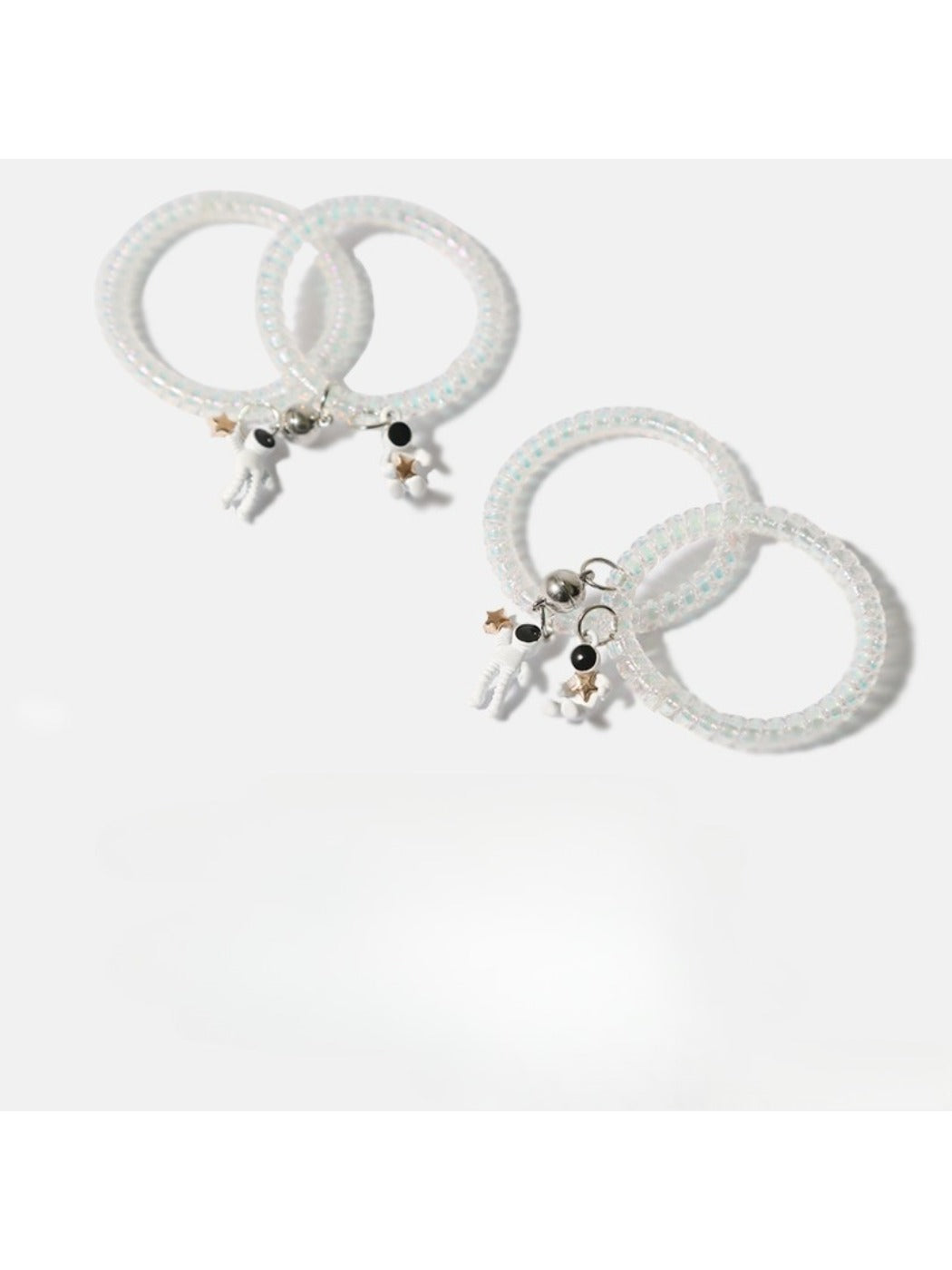 Gifty - Couple Telephone Coil Hair Ties Set