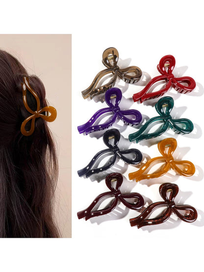 Beau - Large Hollow Out Bow Style Claw Clip