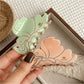 Beau - Cloud and Wave Motif Acetate Hair Claw Clip