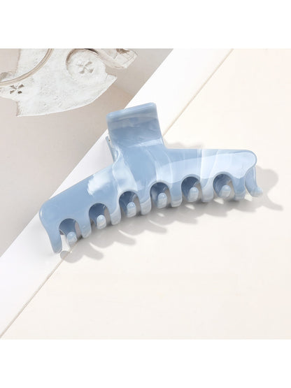 Beau - Marble Swirl Triangle PC Claw Hair Clip
