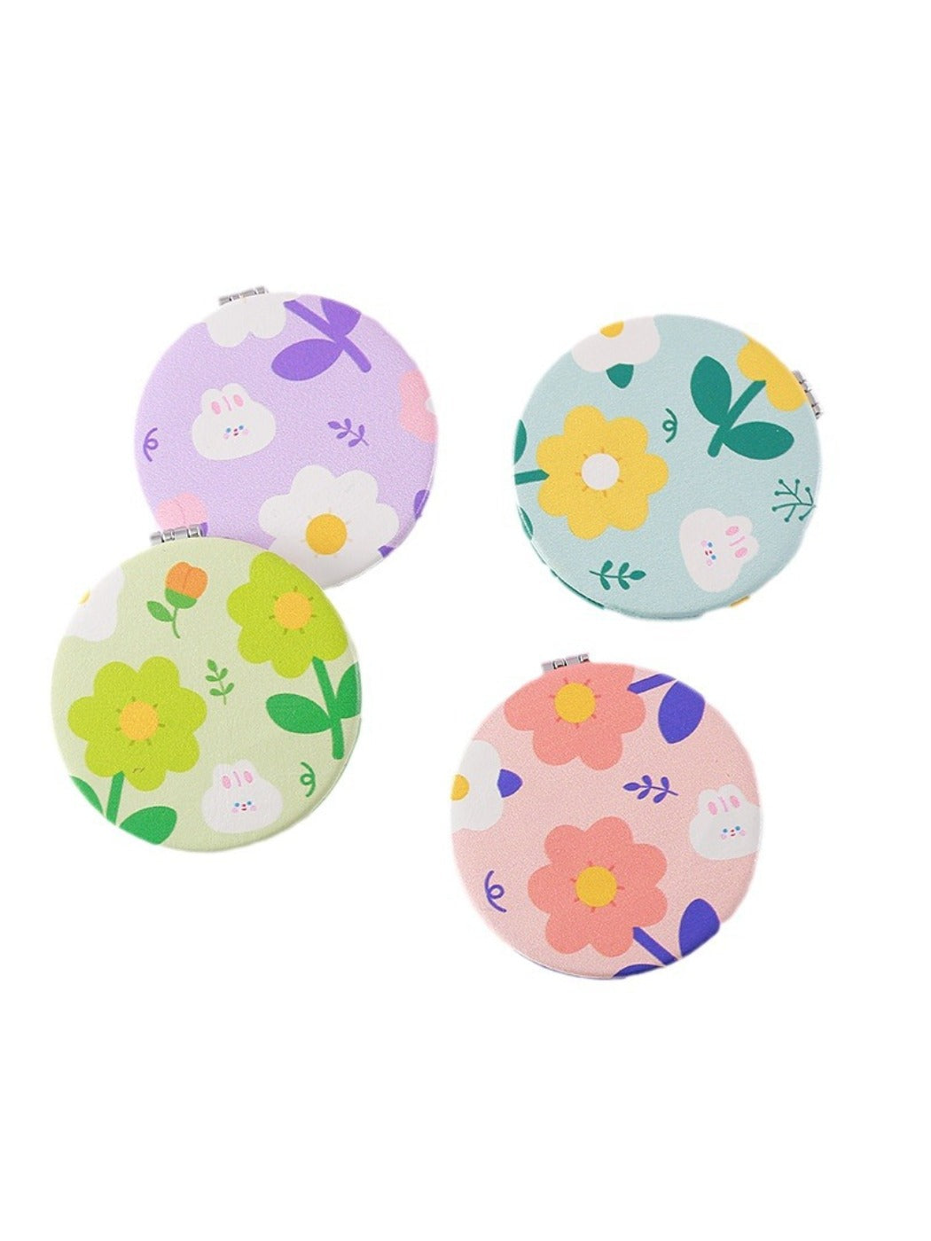 Mirroray - Double Sided Round Sunflower Folding Mirror