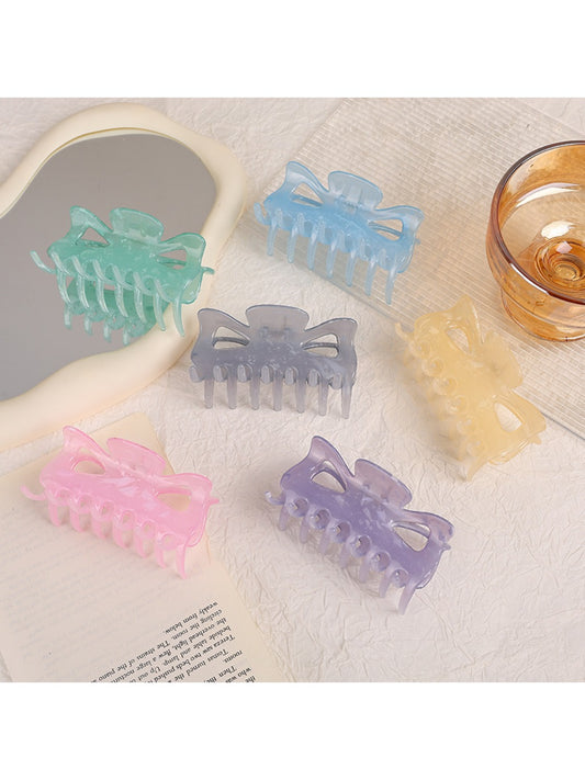 Beau - Jelly Color Transparent Claw Clip