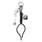 Keypus - Decorative Heart Charm and Rope Keychain